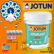 7 Liter JOTUN JOTAPLAST MAX (FREE 7" ROLLER SET)  Interior Acrylic Emulsion Paint Wall Ceiling Cat D