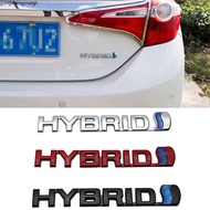 3D HYBRID Car Logo Stickers Refitting Metal Emblem Badge Decal Auto Accessories For Toyota Prius Cam