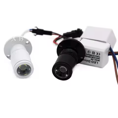 1W 3W led recessed cabinet mini spot light AC85-265V downlight 12V DC jewelry show Include Led Drive