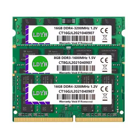 DDR2 DDR3 DDR4 2GB 4GB 8GB 16GB Laptop Ram PC2 667 800MHZ PC3 1333 1600MHZ PC4 2133 2400 2666 3200MH