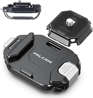 ULANZI F38 Camera Backpack Strap Clip Quick Release Kit for Backpack Straps V2, QR Plate Camera Trip