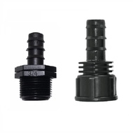 Barbed Connector DN16 DN20 to 1/2" 3/4" Female/Male Thread Adapter Garden Hose Fitting 1Pc