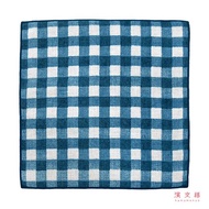 日本製【濱文漾】純棉手帕/方巾－都會格紋 3入組