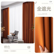 Langsir Ketepatan Tinggi Berkilat 99.9% Penyekat Cahaya Langsir Hitam Mesra Alam Eksport Kejuruteraa