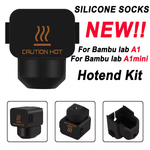 For Bambu lab A1/A1 mini Silicone Socks Nozzle Kit For Bambulab A1 mini Hotend Heat Insulation Case 