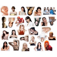 40-200pcs BP JUMP THE GIRLS DDU-DU Washi Tape Photo Sticker LISA JENNIE ROSE JISOO WORLD TOUR Waterp