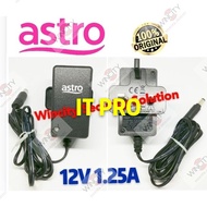 Original Astro 12v 1.25a Adapter for Njoi/asto decoder