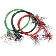 10pcs / lot 50cm strong 150lbs fishing leader wire line anti-bite fly lead strap line diameter 1mm w