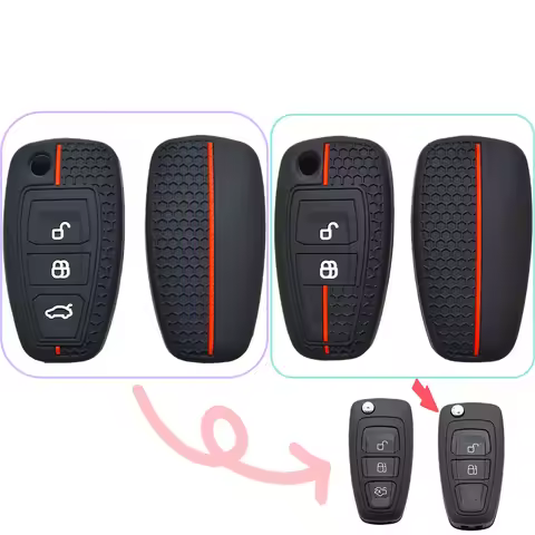Key Case Cover For Mazda6 2 3 BT50 BT-50 MX5 RX2 CX5 M6 M5 For Ford Escape EcoSport Focus Mondeo GT 