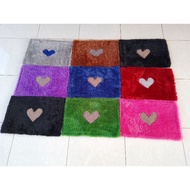 Rasfur fur floor mat Love floor mat Rasfur floor mat Love floor mat