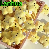 LANHUA Star Playing Toys, Plush Little Star Plush Keyrings, Fashion yellow Key Chain bag