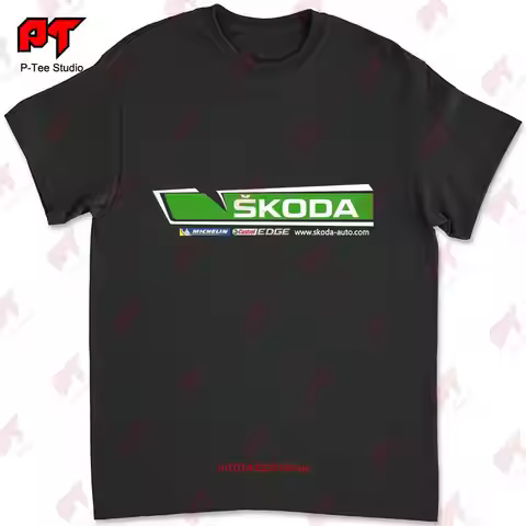 Skoda Motorsport Rally Fabia Wrc S2000 Racing Sport Car 2018 T-shirt 5SIA