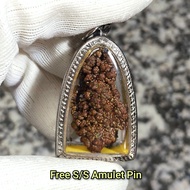 Gold Leklai Pendant 金力泥吊坠 Leklai Amulet 马来西亚力泥 100% Natural Leklai