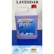 🔥READY STOCK🔥 Easy Care NANO MIST Solution Disinfectant (5L) Spray Gun Sanitizer LAVENDER FLAVOR