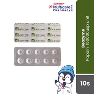 Beazyme 10's Papain 150000usp unit