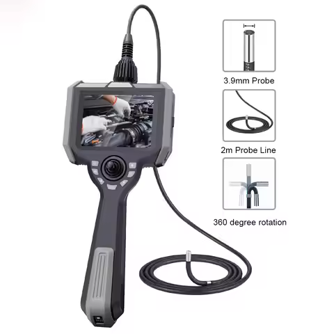 3.9mm Lens Industrial Endoscope 2 Meter Cable HD IP67 Waterproof Borescope Camera for Automobile Eng