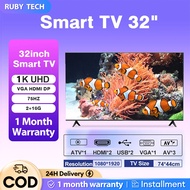 EXPOSE Smart TV Android TV Murah 4K HD 32/43 Inch LED WiFi Netflix YouTube