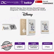 BELKIN BPD004qcAD-DY Disney Star Mickey BoostCharge Magnetic Wireless Power Bank 5K+Stand