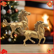 [WY3] Creative Brass Horse And Monkey Cute Statue Pendant Home Office Desktop Ornaments Funny Toys [