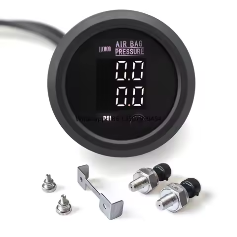 52MM air Pressure Gauge with Two Sensor 1.6MPA(232PSI) WHITE