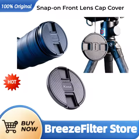 Kase 43mm-95mm Snap-on Front Lens Cap Cover for Nikon Canon Sony Fujifilm Olympus Camera Lens