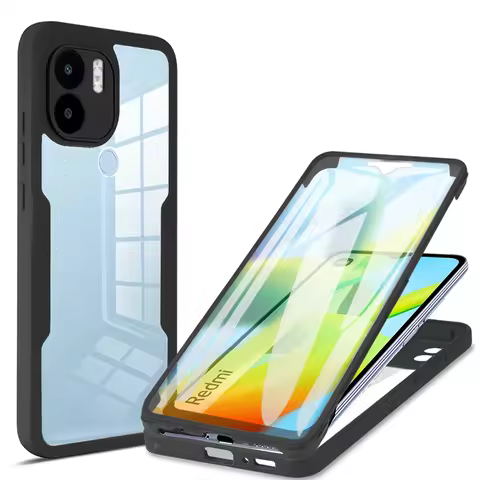 360 Full Body Screen Protector Transparent Case For Xiaomi POCO M2 Pro Poco M3 Pro POCO M4 Pro M6 Pr