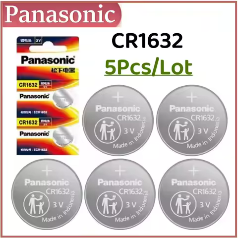 5-50pcs Original PANASONIC CR1632 CR 1632 3V Lithium Battery For Watch Calculator Clock Remote Contr