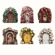 Petrichor Miniature Fairy Tree Door Fairy Garden Door for Outdoor Tree Miniature Door Tree Decors Ga