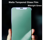 iPhone 11 12 13 Pro Max 6 6s Plus 7 Plus 8 Plus X Xs Max Xr Se 11Pro Max 12Pro Max 13Pro Max 14 14 Plus 6Plus 7Plus 8Plus Gaming Green Light Matte Anti Fingerprint Full Cover Screen Protector Tempered Glass