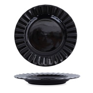 ️Shopaom61 ADAMAS Ceramic Plate 10.5 Inches SNOOZE-BL02 Black Products