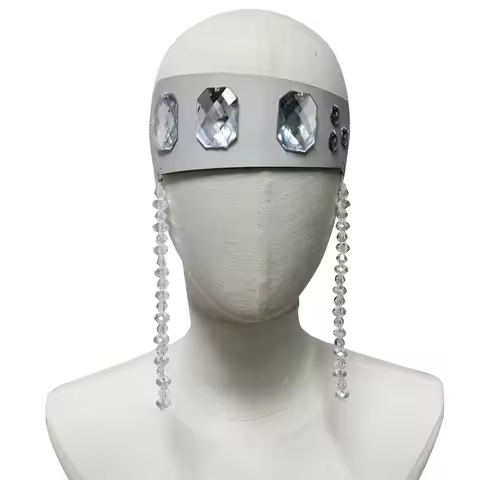 Anime Mens Costume Cosplay Uzui Tengen Outfit Halloween Christmas HeadWear Head-dress Cosplay Pro