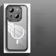 Casing For ITEL A50C A669L A06 Camera Protect Colorful Cover With Magnetic Sticker