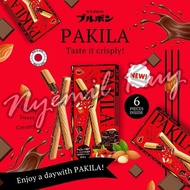 Bourbon Elise Pakila Wafer Japan - Biscuit Wafer Stick Chocolate Almond - Japanese Wafer Biscuit Cho