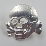 Antique Crafts Distressed Badge Corsage Brooch Eagle Weight About 4.6g Skull Weight About 2.6g 7RIC