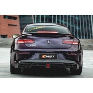 Mercedes benz w205 coupe rear diffuser