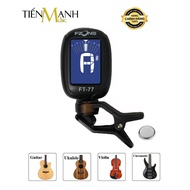 [Genuine] Fzone Clip Tuner FT77 Stringing Machine For Guitar, Ukulele, Violin Tuner Bass, Chromatic 