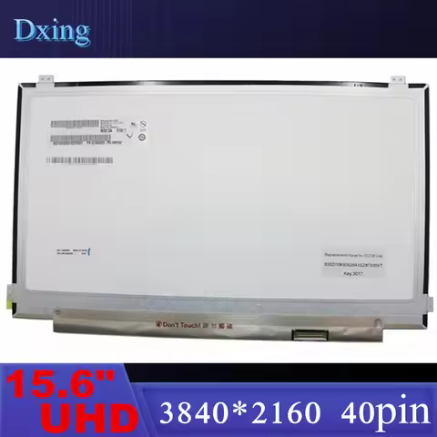 15.6"4K LCD Screen Fit LQ156D1JW05 B156ZAN02.1 NV156QUM-N43 For Lenovo thinkpad P50 P51s UHD 40Pins 