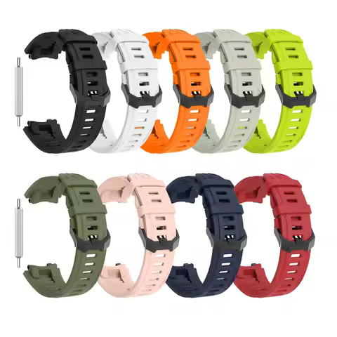 1X Replacement Strap Silicon Soft Wrist Belt For Huami Amazfit T-Rex 3 Sport Wristband T Rex 3 Strap