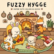 E060 Fuzzy Hygge Coloring Book Printable PDF Digital Coloring Pages