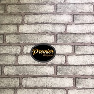 3d Chocolate Brick Wallpaper |45cm x 10M