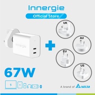 Innergie 67W PD C6 Duo II Professional Dual USB-C port GAn Type C Fast Charging Power Delivery