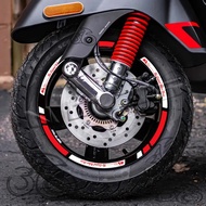 For Vespa Primavera Sprint 50 150 GTS Super 125 250 300 Motorcycle Wheel Sticker Scooter 12inch Rim 