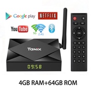 TX6S รอม 64 กิ๊ก แรม 4 กิ๊ก Android 10 ชิพรุ่นใหม่ H616 Wifi 2.4/5G บลูทูธ แอนดรอยบ็อก TV Box กล่องแ