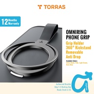 TORRAS Ostand Ring Mag-netic Phone Grip Holder 360° Kickstand Rotatable Phone Ring Stand for Mobile Phone/Samsung/Google