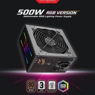 [PROMO] POWER SUPLY UNIT - PSU INFINITY STRIKER POWER RGB 500 WATT 80+ BRONZE - ORIGINAL RESMI 80 PL