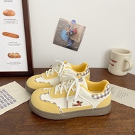 Của phụ nữ giản dị đệm giày phim hoạt hình Puppy thiết kế PU trên đế cao su Sneaker