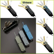 THISEPH Keys Fob with Clip, Modern Metal Key Organizer,  Holds 2-6 Keys with Screwdriver Multi-funct