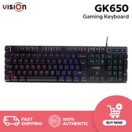 koorui x VISION GK650 Rainbow LED Gaming Keyboard (do not buy!)