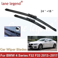 Car Wiper For BMW 4 Series F32 F33 F36 F80 2013-2017 Front Wiper Blades Soft Rubber Windscreen Wiper