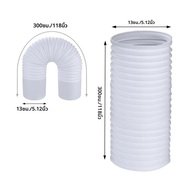 ท่อเครื่องปรับอากาศแบบพกพา 150/130 มม.เส้นผ่านศูนย์กลางทวนเข็มนาฬิกา ความยาว 300 มม.ท่อ AC สําหรับเต